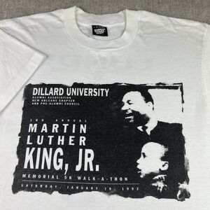 Vintage 90s Martin Luther King Jr T Shirt Men's Large Dillard University